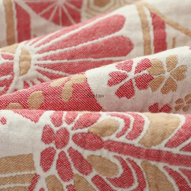 Bohemian Style Cotton Throw Blanket Bedspread on The Warm Soft Breathable Comforter Sofa Cover Home Decor Summer Quilt Mantas