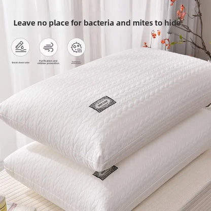 No-Collapse No-Deformation Pillow Core, High Support Cervical Pillow, Knitted Cotton Single Pillow Insert
