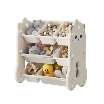 Children's toy storage  large capacity classification multi-layer storage rack baby locker Shelf organizer Children's bookshelve