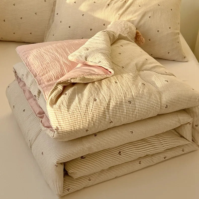 Summer Pure Cotton Quilts Blankets Bedroom Soft Cool Air Conditioner Quilt Comforter Bedspread Twin Queen King Bedding Quilts
