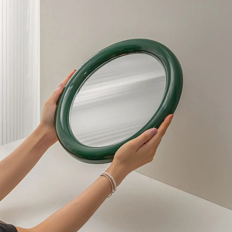 Decorative Mirrors Makeup Mirror Wall Adhesive Mirrors Modern Mirror Aesthetic Bedroom Decoration Accessories Room Ornaments