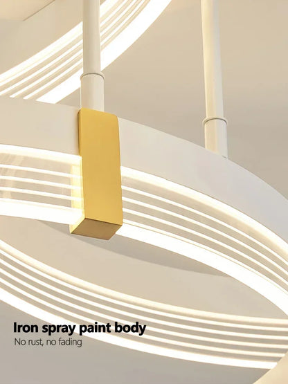 Living room lamp 2024 new Nordic s simple modern atmospheric lighting ceiling creative bedroom    LED lights