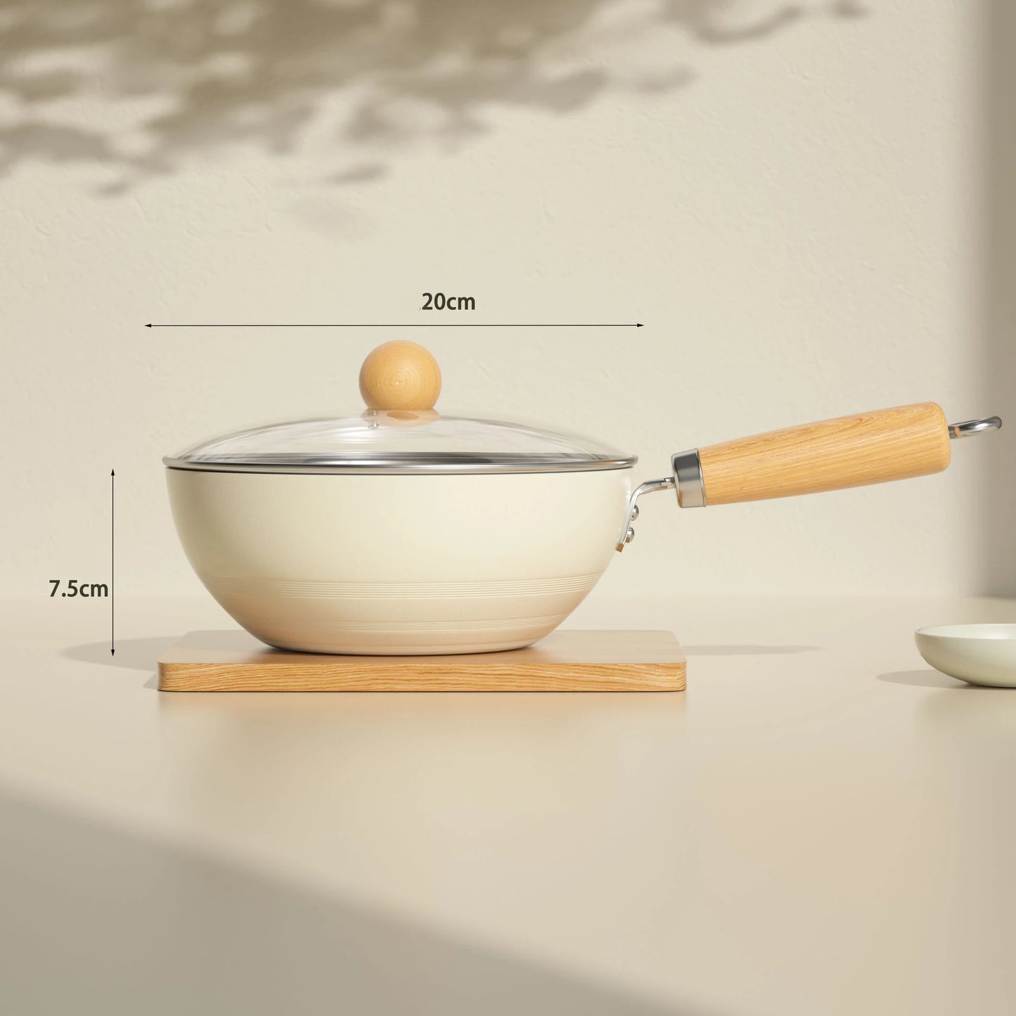 Mini Frying Pan Non-Stick Wok Ceramic Home Egg Steak Skillet Pancake Fried Induction Cooker Gas Stove Saucepan Kitchen Cookware