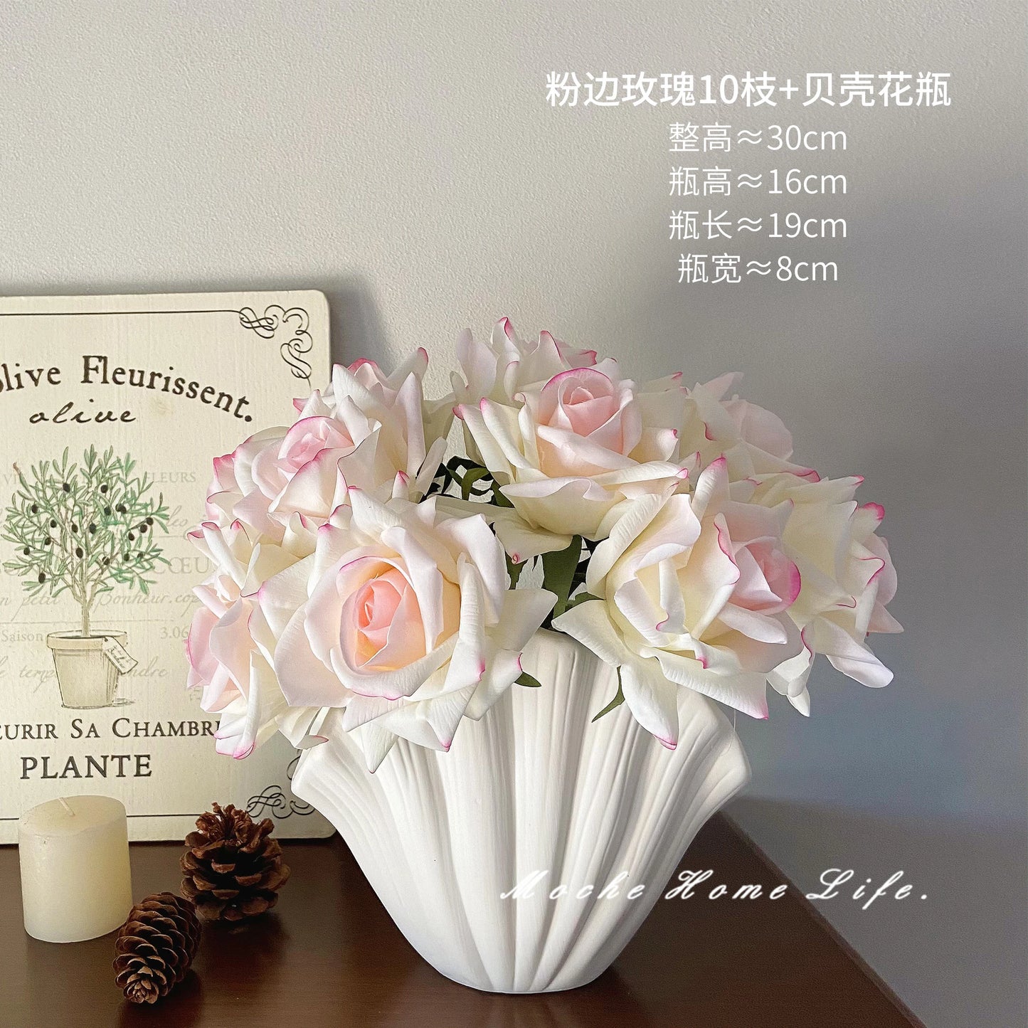 Ceramic Vase Home Decoration Living Room Nordic Style Home Decor Flower Vase Flower Pot Vase Decoration Home Jarrones