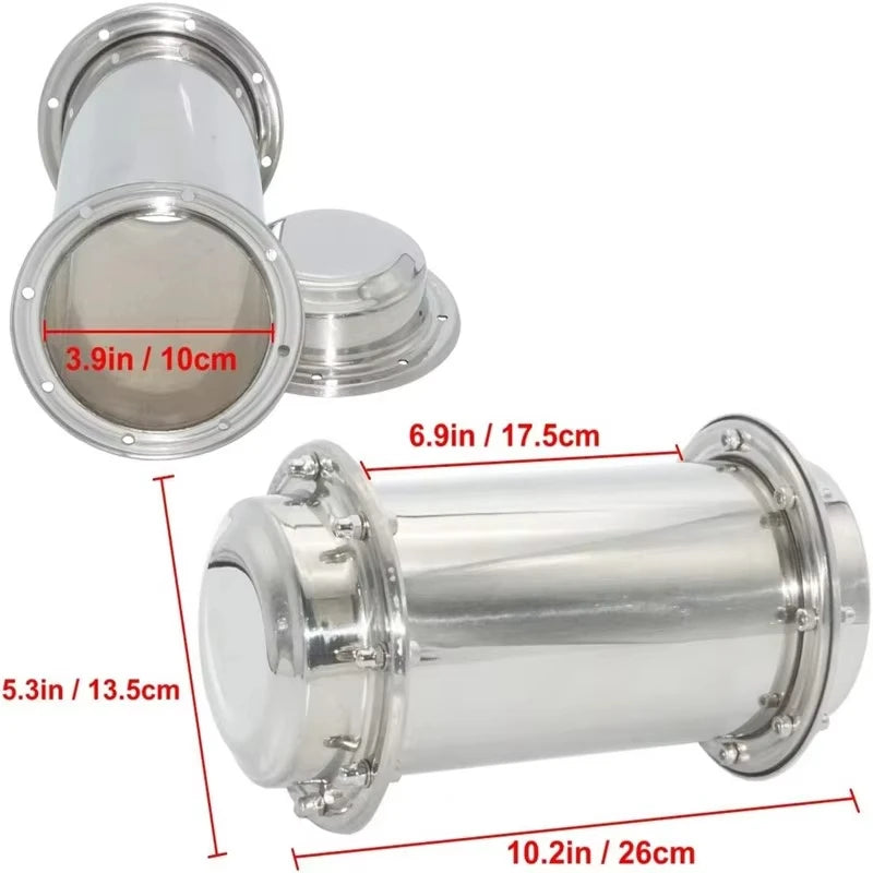 Stainless steel storage tank, time capsule