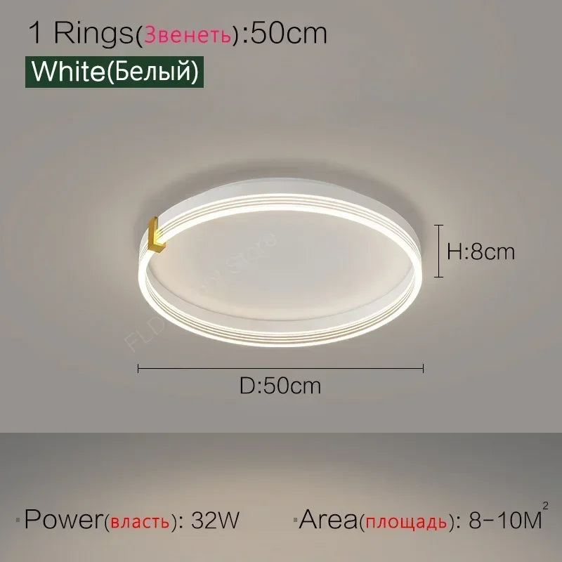 Living room lamp 2024 new Nordic s simple modern atmospheric lighting ceiling creative bedroom    LED lights