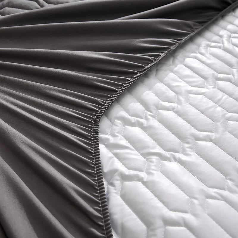 Waterproof Thicken Mattress Pad Protector Adjustable Fitted Sheets Bed Covers Anti-bacterial Pad for Bed 120x200 160x200 180x200