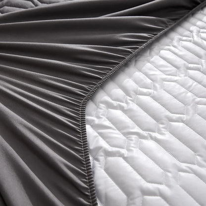 Waterproof Thicken Mattress Pad Protector Adjustable Fitted Sheets Bed Covers Anti-bacterial Pad for Bed 120x200 160x200 180x200