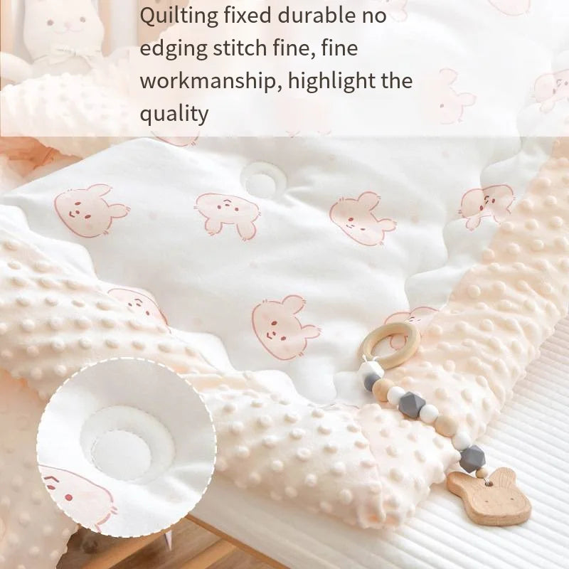 100x120cm Baby Quilted Blanket Summer Soft Nap Cover Bed Blanket Newborn Infant Swaddle Wrap 4 Seasons Coverable Quilt blanket