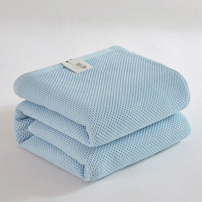 Plaid Cotton Blanket for Bed Waffle Plaid Bedspread for Single Queen King Bed Sofa Blankets Throw Sofa Cover Sheet Summer Quilt