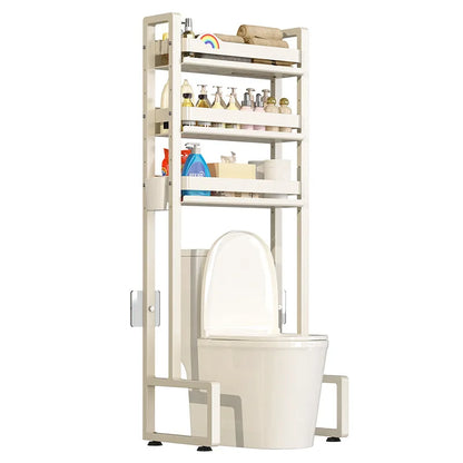 Cabinet Bathroom Standing Holder Over The Toilet Storage Rack Balcony Floor Toilet Rack Multi-Functional Toilet Simple Storage