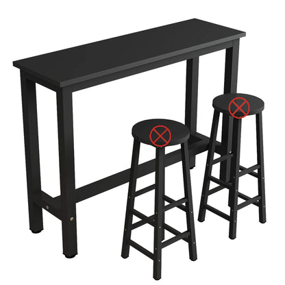 Slim Design Against The Wall Bar Table, Long Narrow High Table for Home Divider, Simple Dining, Milk Tea Shop Bar Furniture JT40