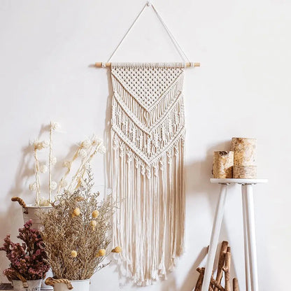 Bohemian Woven Modern  Wall Art Macrame Wall Hanging Decor For House Wedding Art Tapestry Apartment Dorm Room Decoration