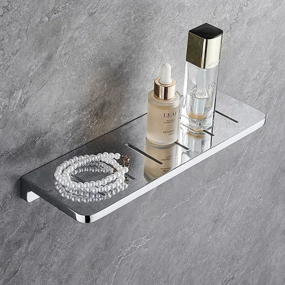 Zinc alloy, bathroom storage rack, wall mounted bathroom storage tray, mirror vanity storage rack