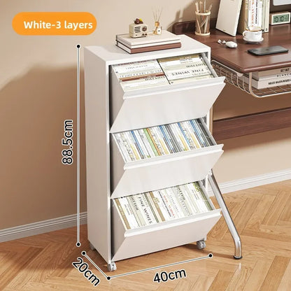 Large capacity Living Room Storage Cabinet Back The Door Thin Modern AndSimple Narrow Storage Cabinet Storage Box For Toy Snaek