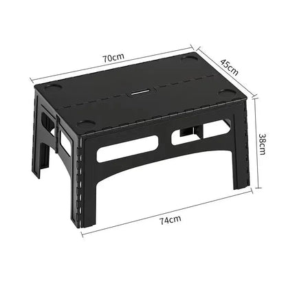 Portable Plastic Folding Camping Table, Lightweight Table Nature Hike Car Travel Picnic Mini Coffee Tables, Outdoor Camping Gear