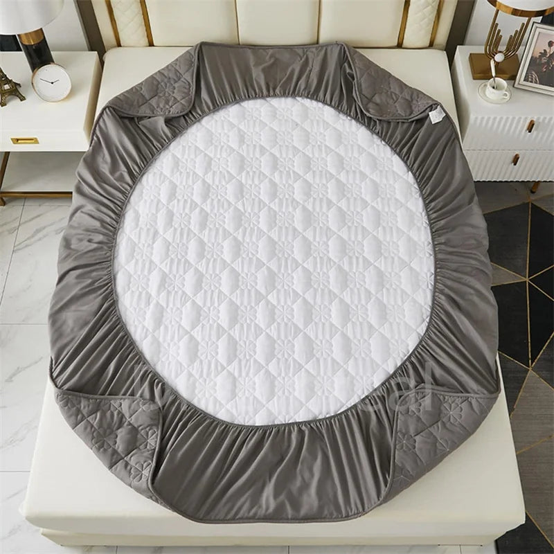 Waterproof Mattress Protector Embossed Bed Mattress Cover Soft Breathable Fitted Mattress Pad Cover 120/140/160/200x200 Washable