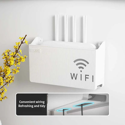 Home Router Storage Box, Wireless WIFI, TV Set-Top Box Wall Mounted Storage Rack, For Living Room, Bedroom Sorting Storage