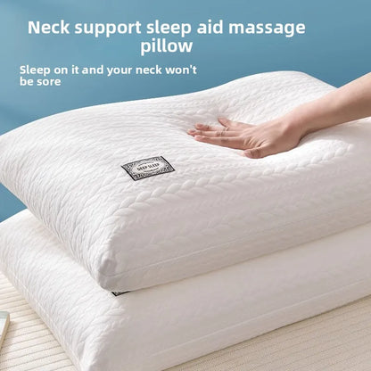 No-Collapse No-Deformation Pillow Core, High Support Cervical Pillow, Knitted Cotton Single Pillow Insert