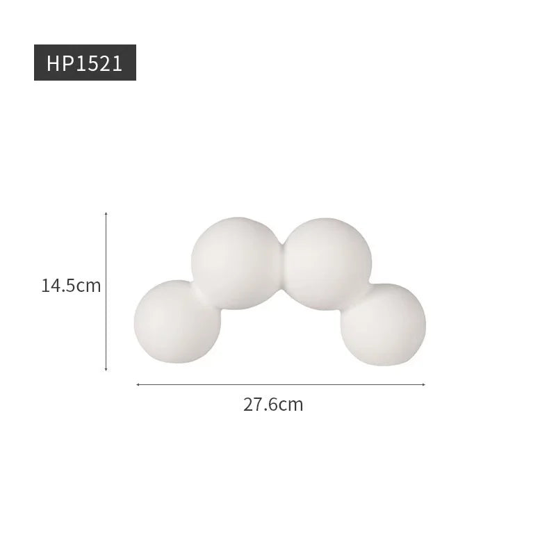 Nordic White Vases Living Room  Home Decor Room Decor Pottery And Porcelain Vases For Artificial Flowers Decorative Figurines