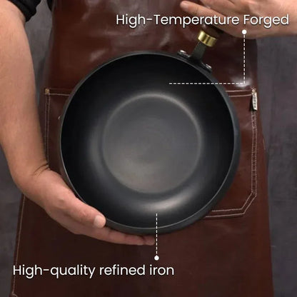 Easy to cook cast iron skillet cast iron pot keep warm Stirfry boil and simmer No picky pots and pans chrome Health Household