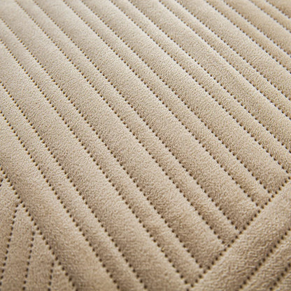 Velvet Quilted Bedspread Stripe Jacquard Bed Cover Blanket European Style Soft Warm Bedding Bed Protector Bedsheet