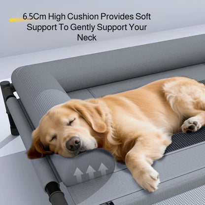 Pet Moisture-proof Breathable Mesh Bed Removable and Washable Large Cat and Dog Off-the-ground Bed Sunbathing Outdoor Camp Bed