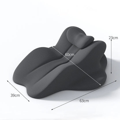 Memory Foam Wedge Reading Pillow for Bed  Adult Ergonomic Back Pillow for Headboard Chin & Back Support Pillows Pain Relief