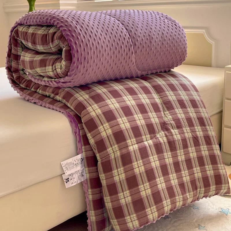 Thi Waable Polyester Fiber Filled Blanket for Students And Adults Spring Autumn Winter Brand New Condition from China