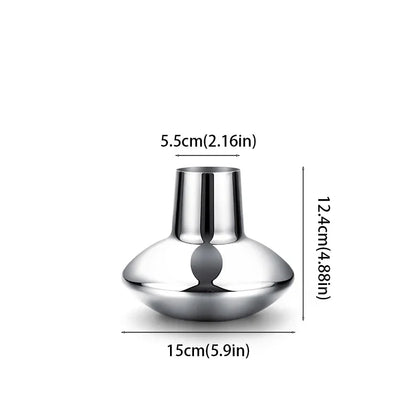 Stainless Steel Vase for Flowers Mini Vases for  Decoration Home Dinner Table Wedding Living Room Scandinavian Gifts