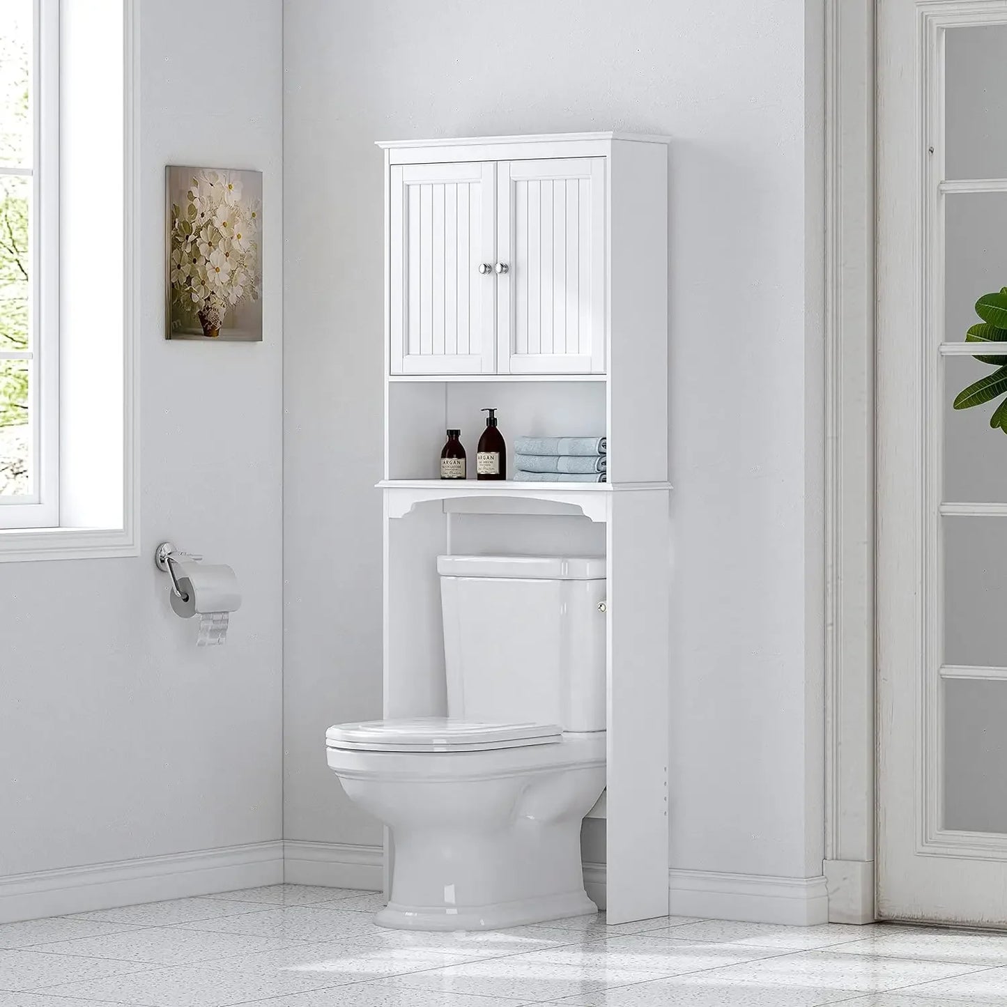 %a Over The Toilet Storage Cabinet, Bathroom Shelf Over Toilet, Bathroom Storage Cabinet Organizer