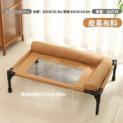 Pet Moisture-proof Breathable Mesh Bed Removable and Washable Large Cat and Dog Off-the-ground Bed Sunbathing Outdoor Camp Bed