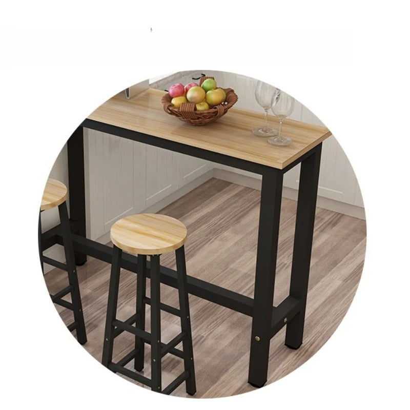 Slim Design Against The Wall Bar Table, Long Narrow High Table for Home Divider, Simple Dining, Milk Tea Shop Bar Furniture JT40