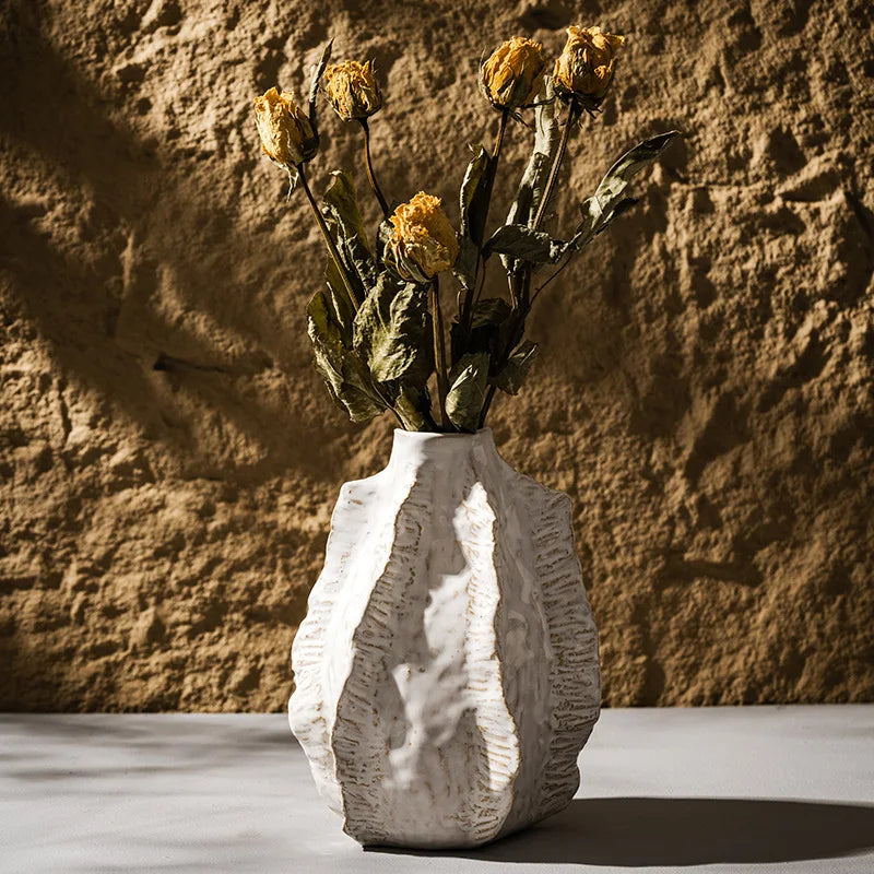 Centerpiece Vases  Nordic Simple  Small Bud Vase  Unique Flower Container Creative Ceramics Home Interior Decoration Ornaments
