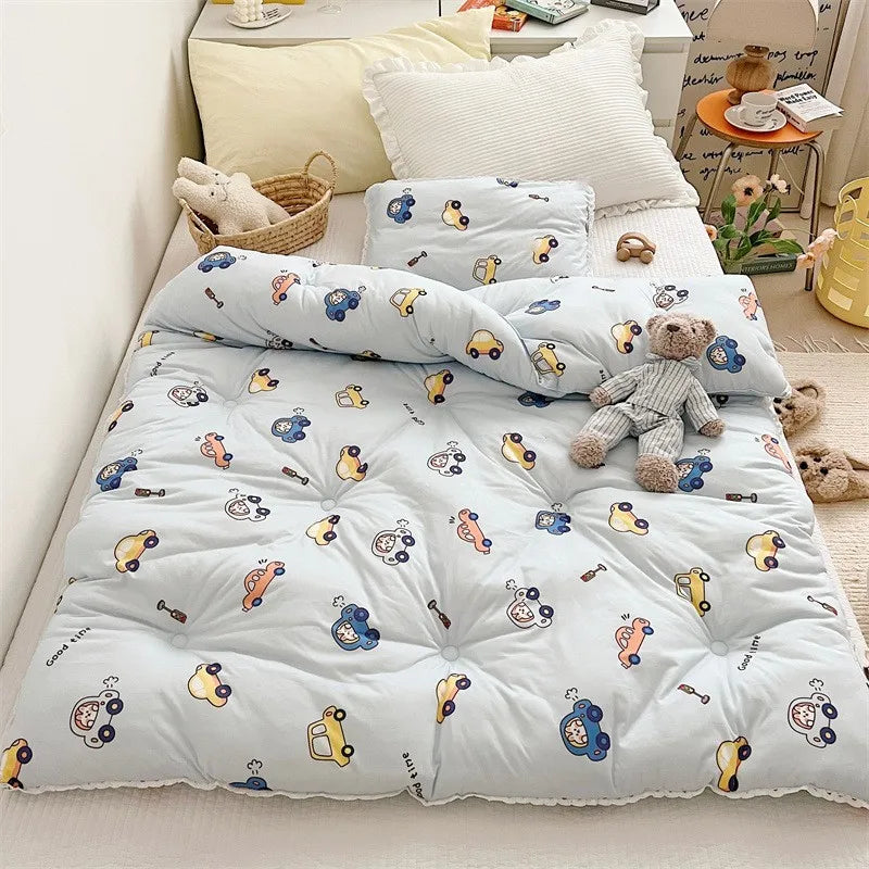 120x150cm Baby Quilt Blanket Four Season Kids Sleeping Blanket Washable Home Nursery School Children Blanket Quilt Bedding