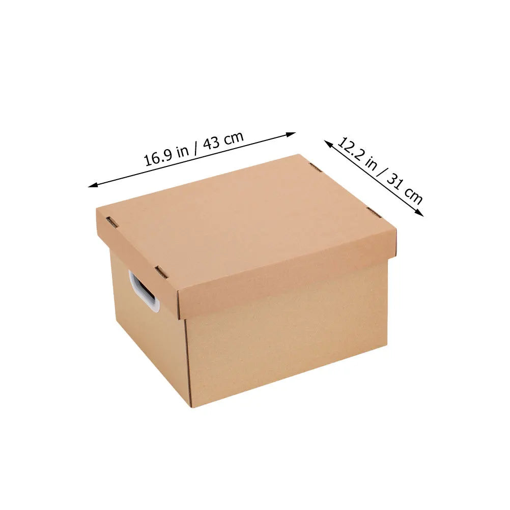 File Storage Box Practical Organizer for Office Document Holder Document Case File Keeper Paper Filing Box