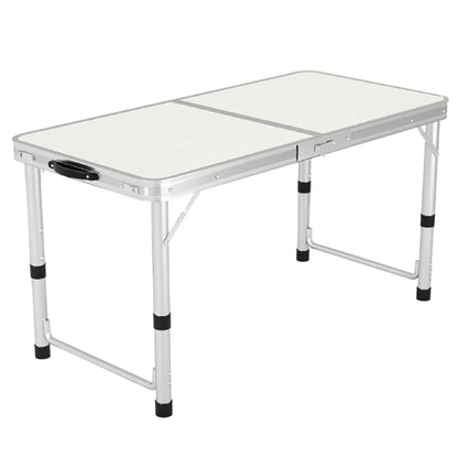 Foldable Camping Table with Carry Handle Portable Folding Table Small Foldable Table for Indoor Outdoor Patio Backyard Parties