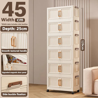Storage Cabinet Installation Free Storage Cabinet Baby and Kidsren's Clothing Storage Box Snack Plastic Foldableing Storage Cabinet Folding Storage Cabinet Organizer