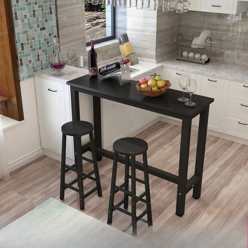 Slim Design Against The Wall Bar Table, Long Narrow High Table for Home Divider, Simple Dining, Milk Tea Shop Bar Furniture JT40
