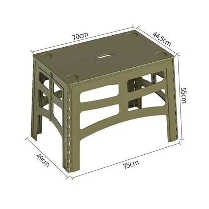Portable Plastic Folding Camping Table, Lightweight Table Nature Hike Car Travel Picnic Mini Coffee Tables, Outdoor Camping Gear