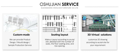 Office Furniture Living Room Public Area Salon Waiting Office 1 2 3 Seat Conference Room  Reception Sofa Set