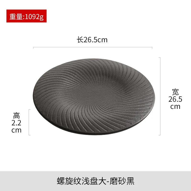 Western dishes advanced special dishes in the wind commercial hotel tableware irregular plate soup bowl creative tableware
