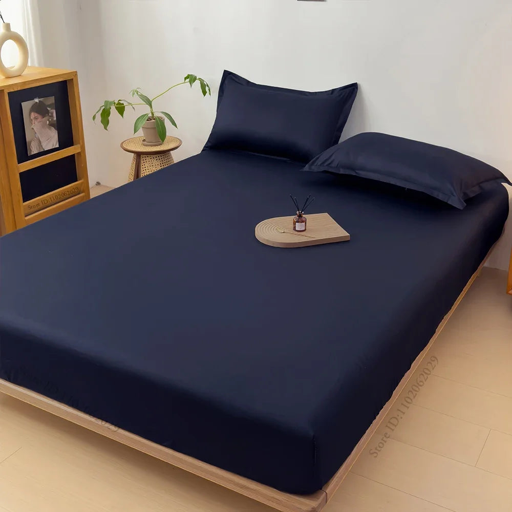Waterproof Mattress Covers Fitted Sheets Bed Bedspreads Fabric Thick Mattress Protector for Single Double King Queen Size Beds