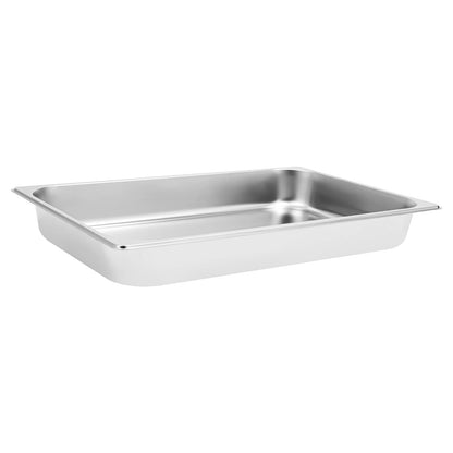 22*14.2*13.8in 600W Single Panel Chafing Dish Buffet Warmer Set Stainless Steel Food Warming Container with 4.92ft Power Cord