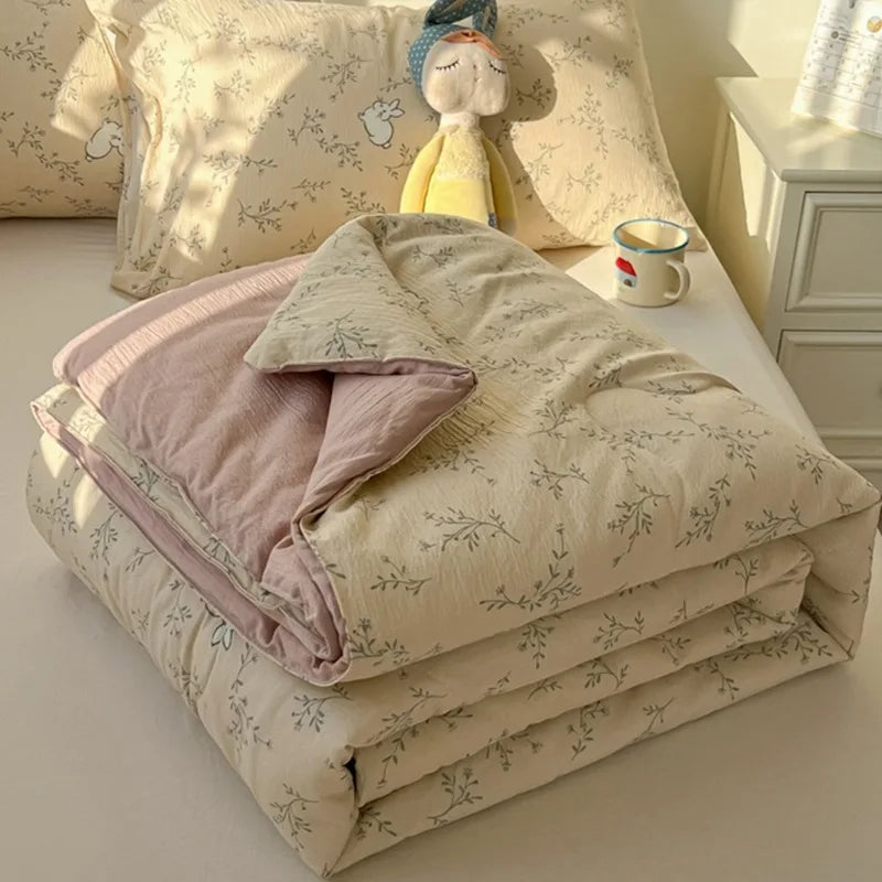 Summer Pure Cotton Quilts Blankets Bedroom Soft Cool Air Conditioner Quilt Comforter Bedspread Twin Queen King Bedding Quilts