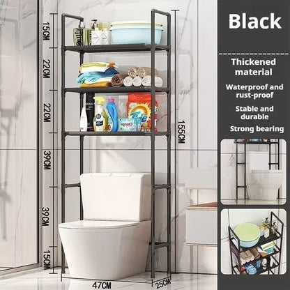Storage Shelf For Bathroom Space Washing Machine Rack Saver Over Toilet Rack For Bathroom Floor Home Organizer Clearance Sale