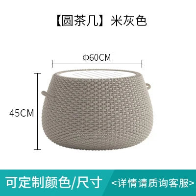 Rattan Wood Garden Furniture Sets Beach Fabric Garden Furniture Sets Round Backyard Muebles De Patio Exterior Patio Furnitures