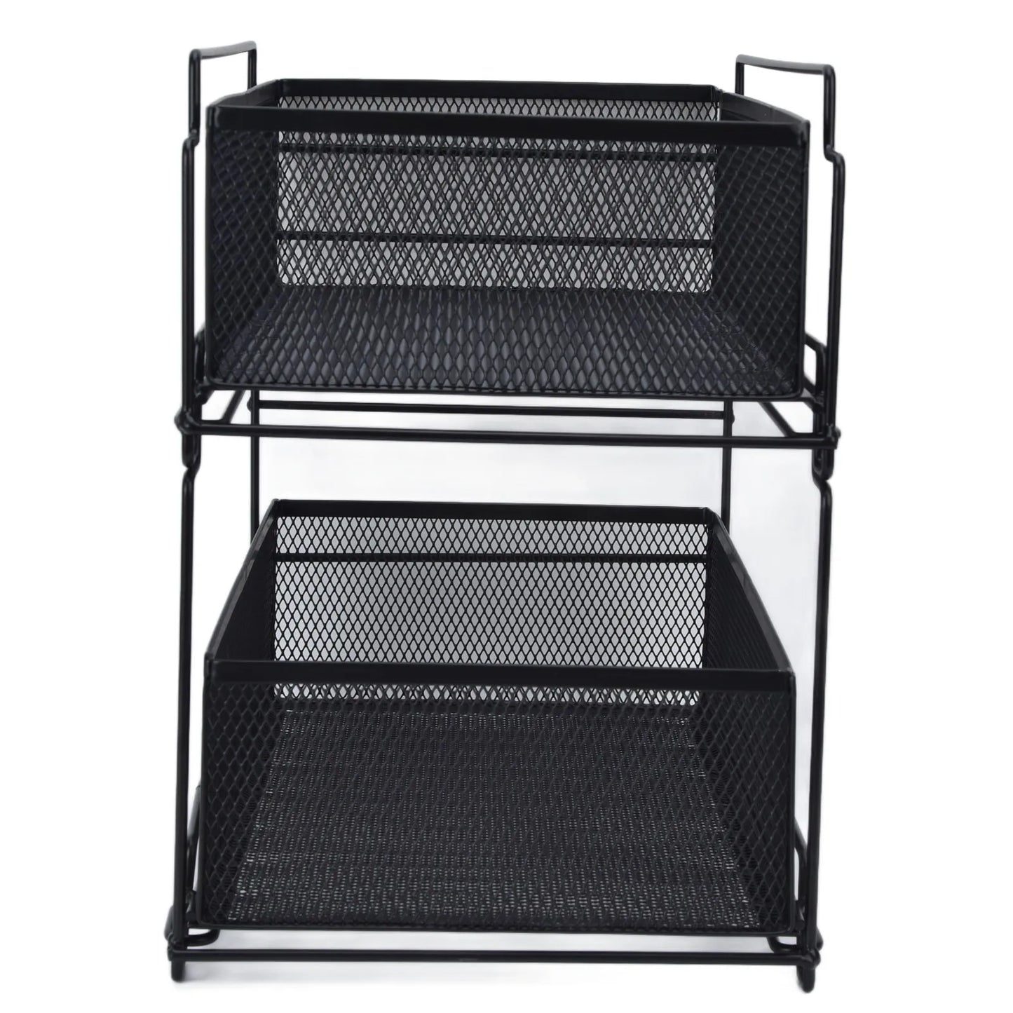 Kitchen Storage Drawer Basket Rack Kitchen Shelf Sliding Under Sink Drawer Multi Functional Shelf Desk Cabinet Organizer