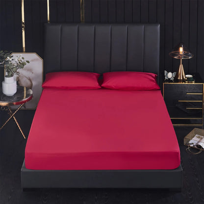 100% Waterproof Fitted Bed Sheet with Elastic Band Anti-slip Cover Mattress Protector for Single Double King Queen160 180 200
