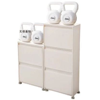 Large capacity Living Room Storage Cabinet Back The Door Thin Modern AndSimple Narrow Storage Cabinet Storage Box For Toy Snaek